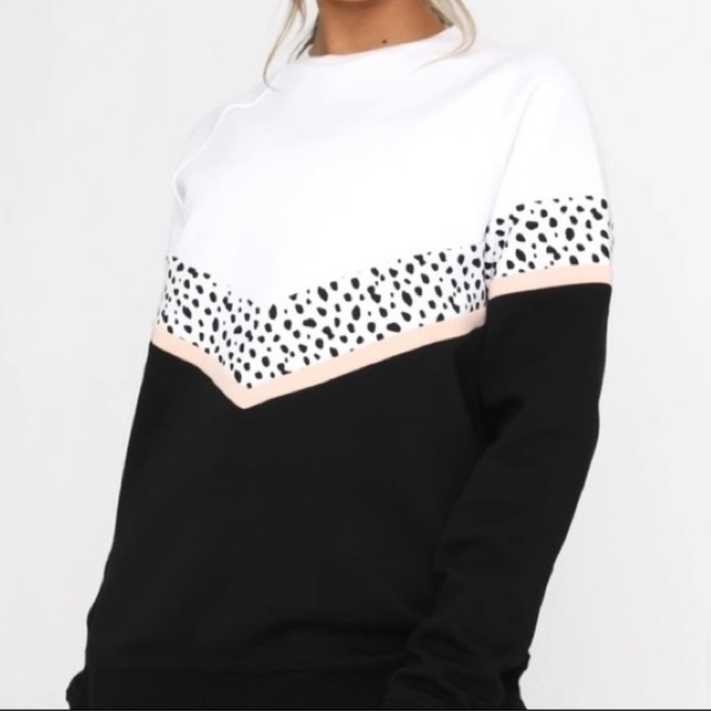 Sarah’s Day x White Fox All I Do Is Brunch Sweatshirt Size Large